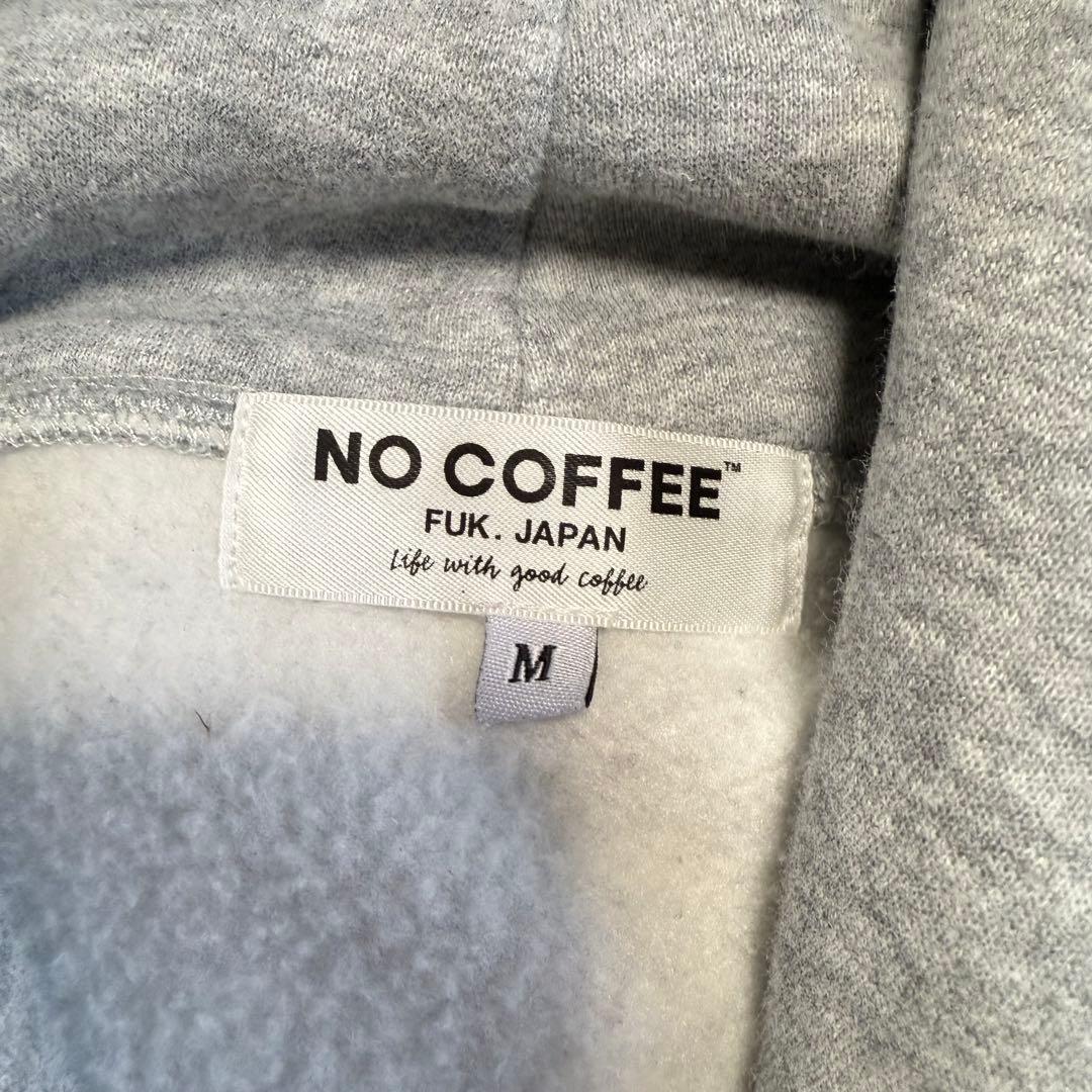 【NOCOFFEE】美品 パーカー クラブハウス グレー Mサイズ メンズ