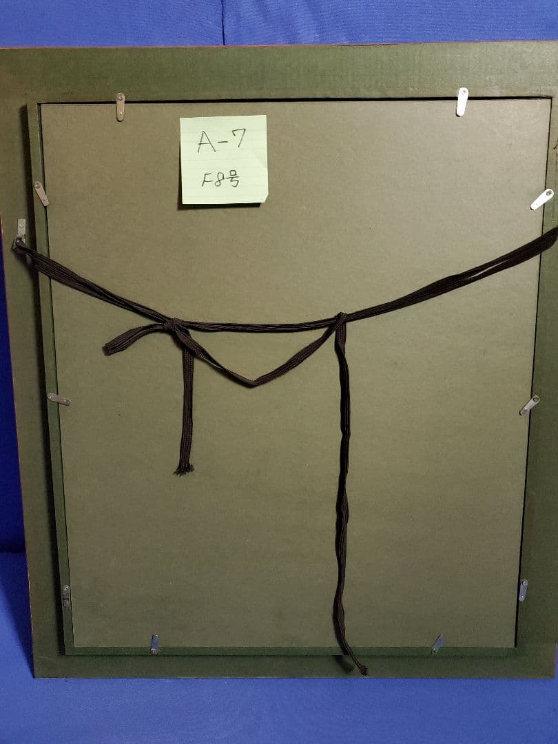 伊東熙寿作 バレリーナの油彩画 F8号　金色フレーム　A-7