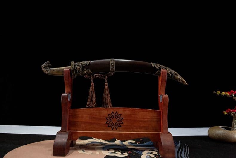 モンゴル刀 短刀 古兵器 武具　刀装具 護身工具 手鍛造打 鋼刀 冷兵器 装飾用