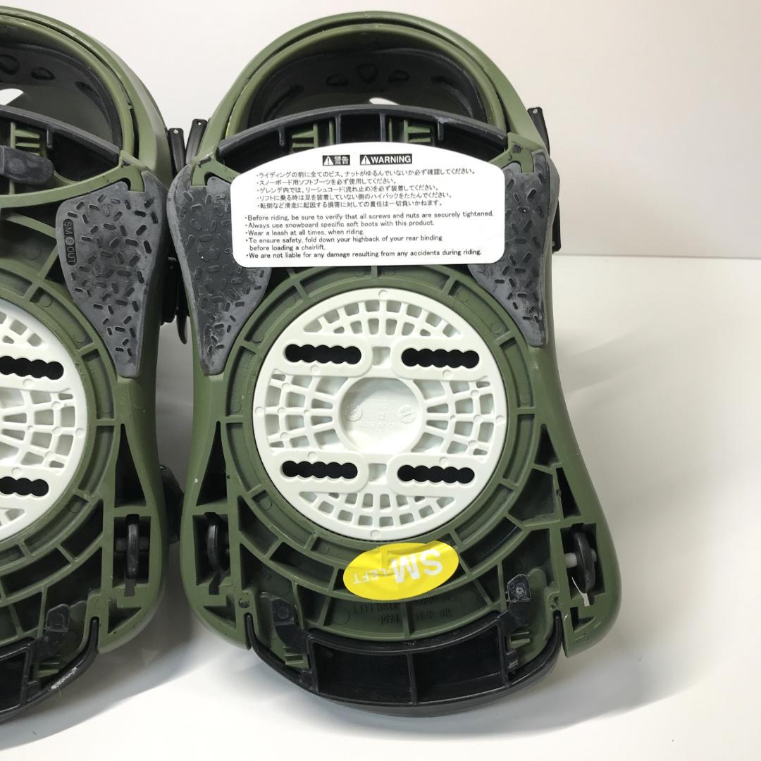 【良品】FLUX GS ビンディング 花柄 オリーブグリーン フラワー S/M