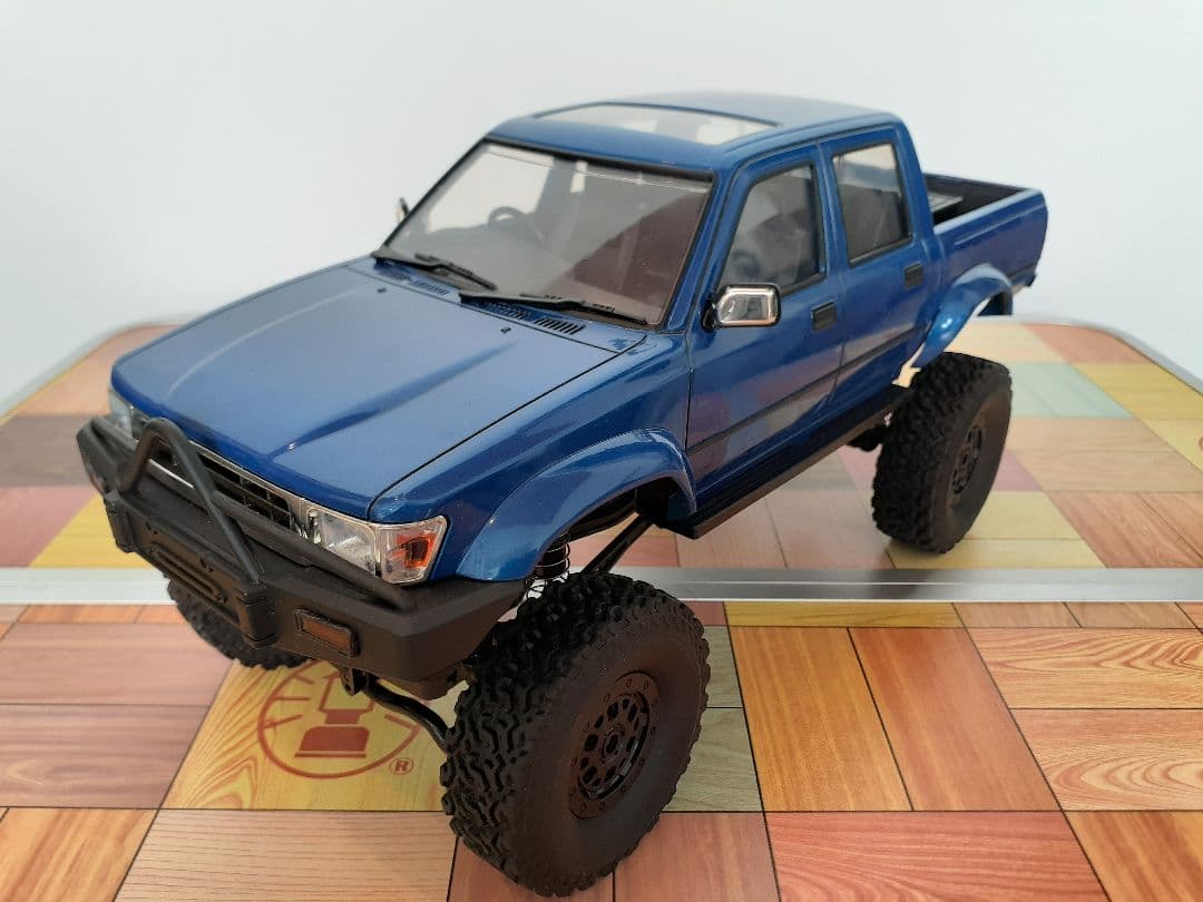 １台限り限定値下げ【全塗装済み】WPL JAPAN C64-1 ハイラックス 青