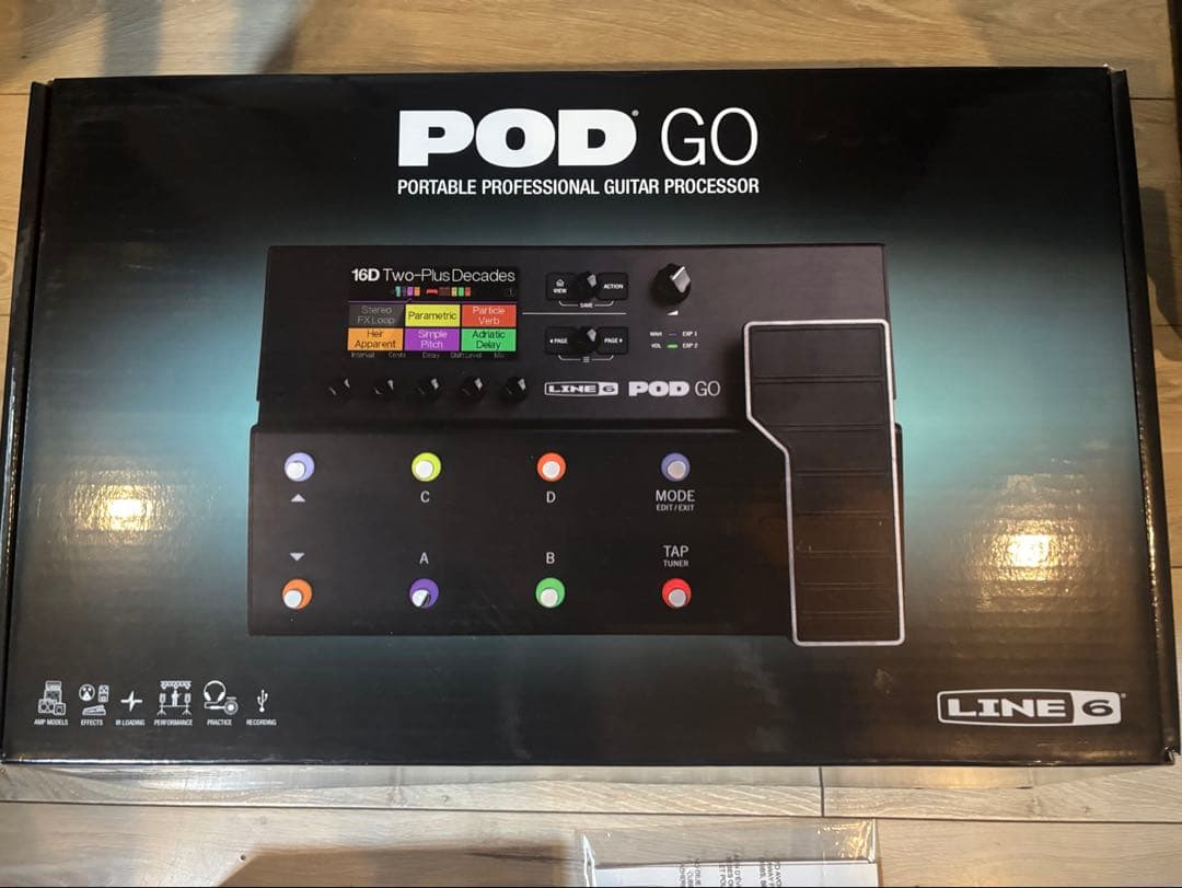 Line6 POD GO 使用頻度少なめのギターエフェクター【箱、付属品付】