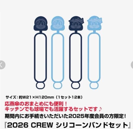 ヤクルトスワローズSwallows Crew2026記念品5点セット