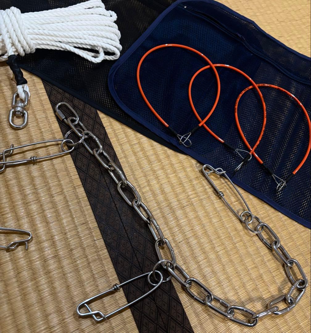 ISIDAI 石鯛ストリンガー　フルセット　口白　子アラ　メッシュケース付き