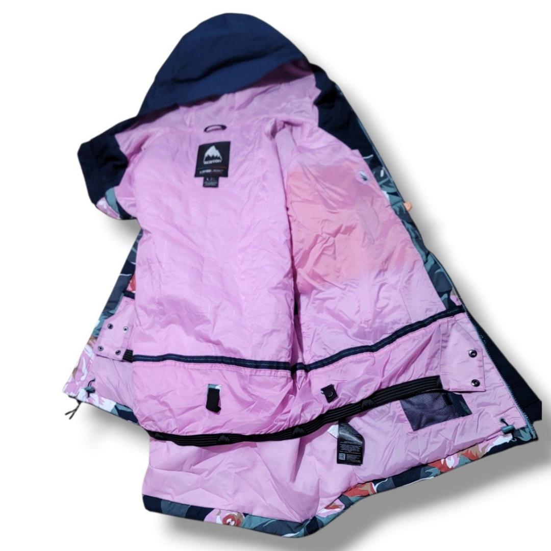 【美品】BURTON バートン 花柄 スノボウェア ジャケット L 希少 美品