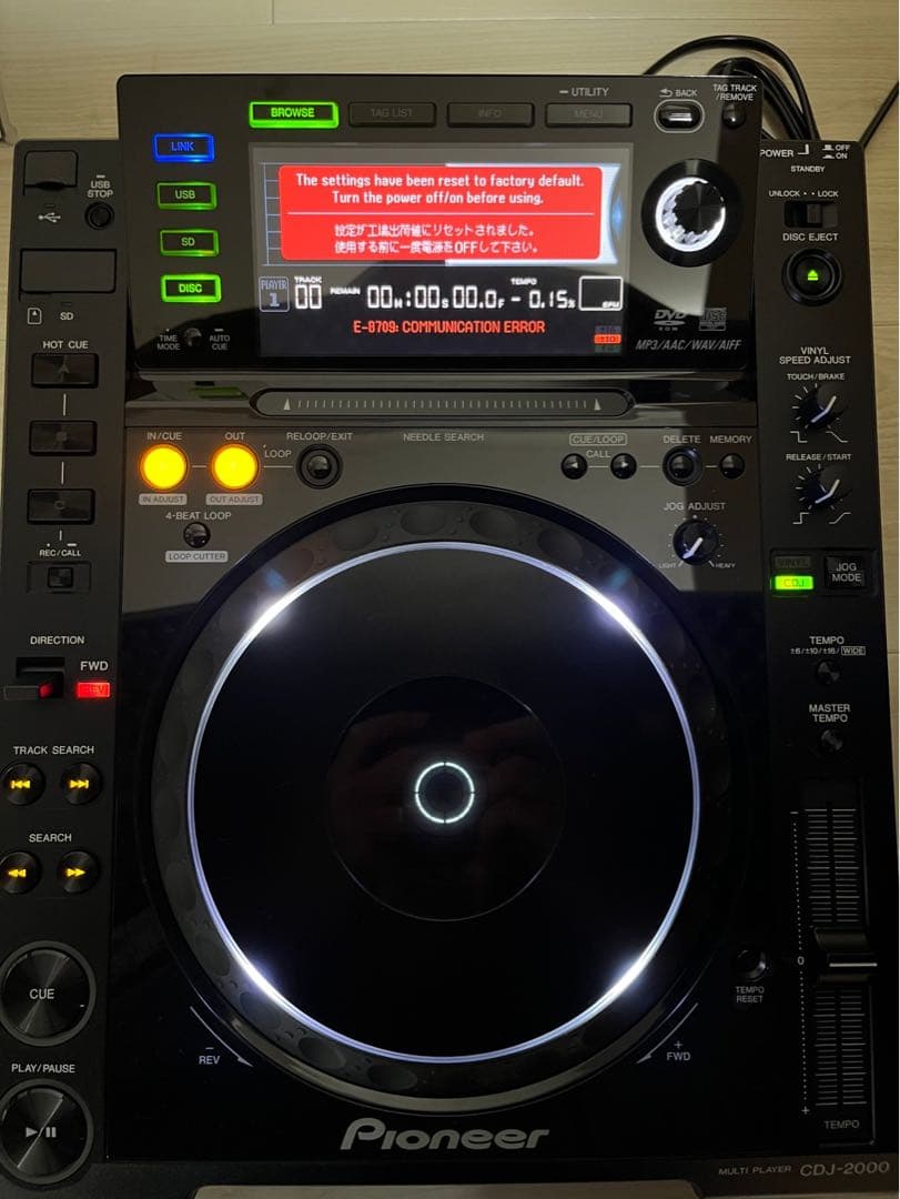 Pioneer CDJ-2000 ターンテーブル パイオニア 美品ジャンク扱い