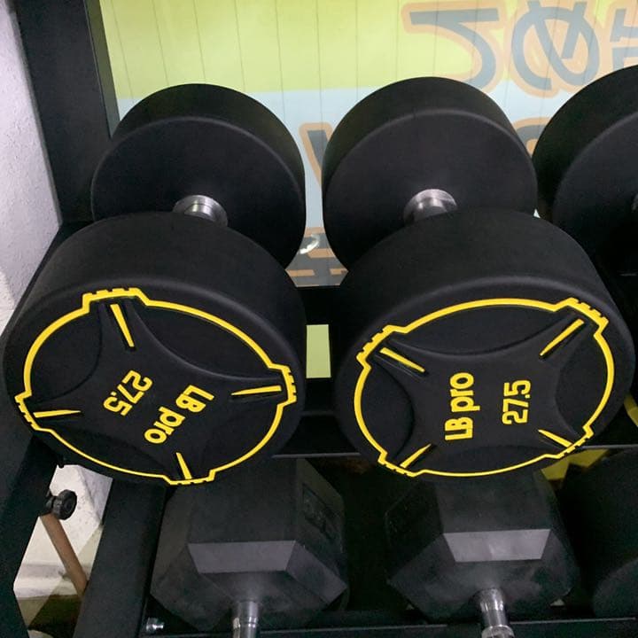 TPUダンベル　27.5kg ２個