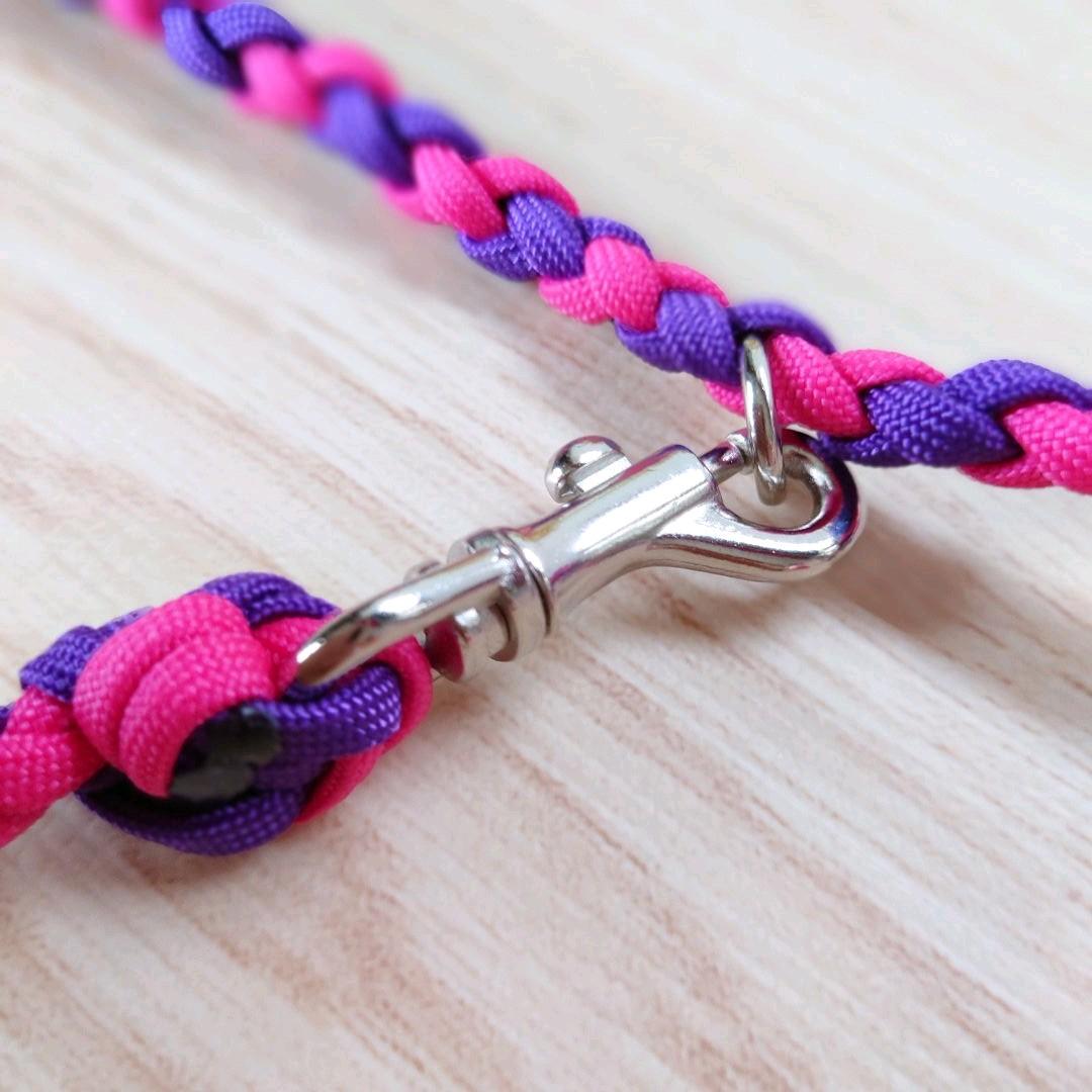 パラコードリード　スリップリード　首輪一体型リード　お花　№024