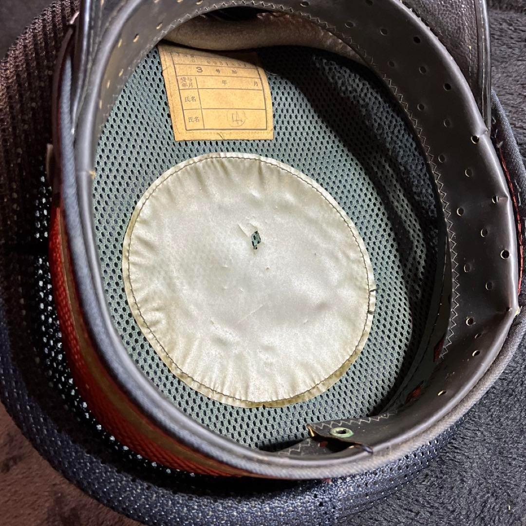 【国鉄】駅長用・助役用制帽2点◎北海道 室蘭地区放出品