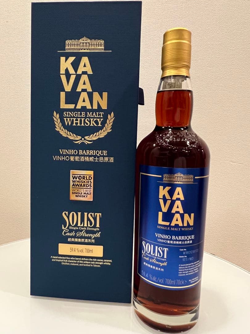 ウイスキー KAVALAN SOLIST Vinho Barrique 59.4%