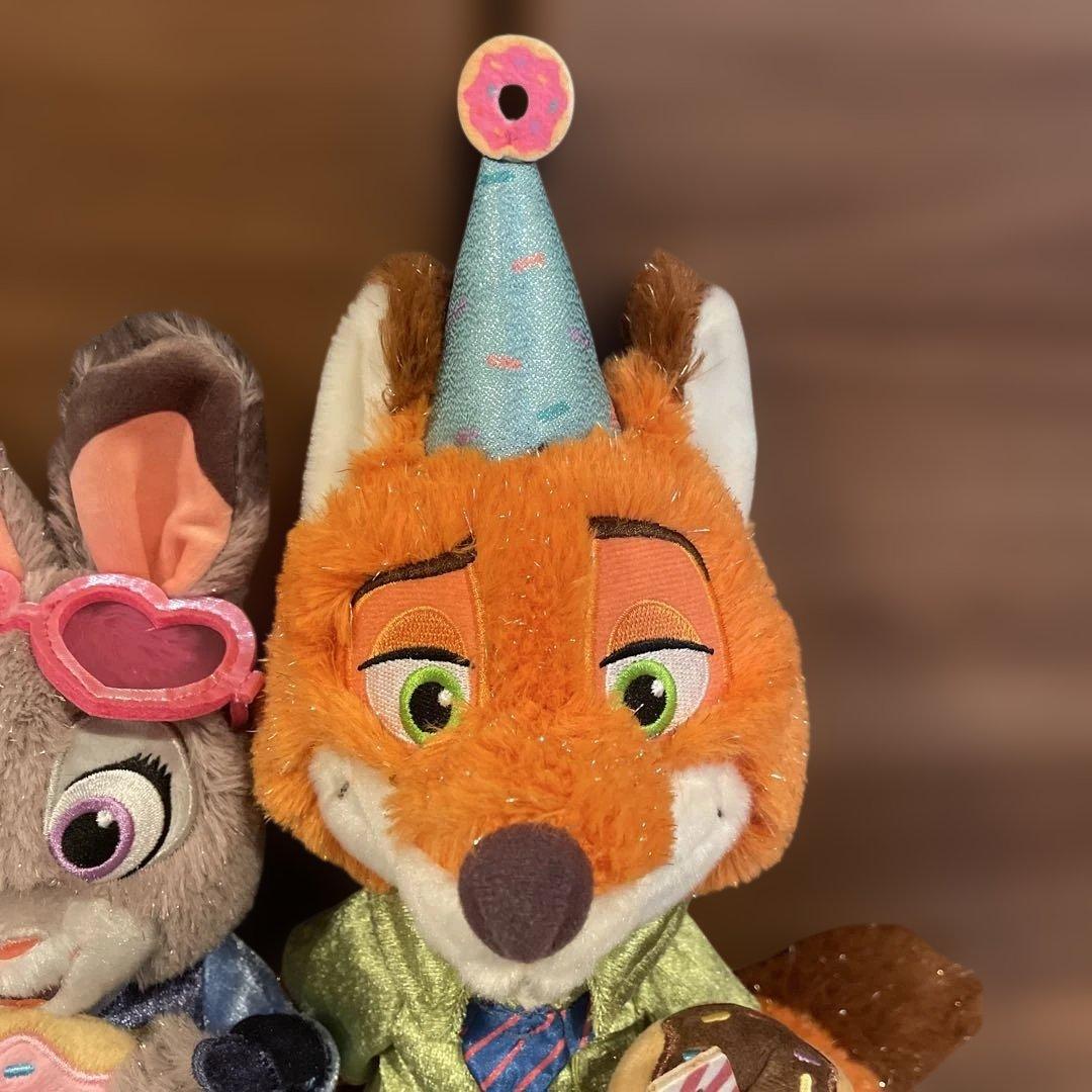 ディズニーストア　ズートピア　ニック　ジュディ　ぬいぐるみ　10周年　お顔厳選