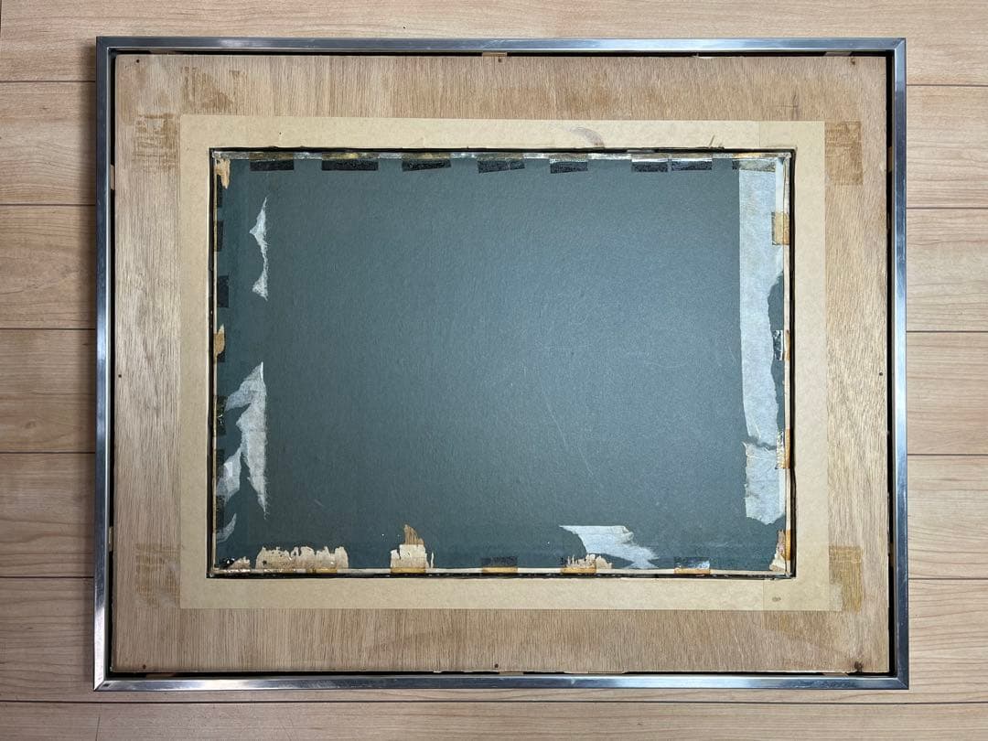 真作保証 小西寿生 墨絵 日本画 「蛍」 肉筆 サイン有り / 超希少