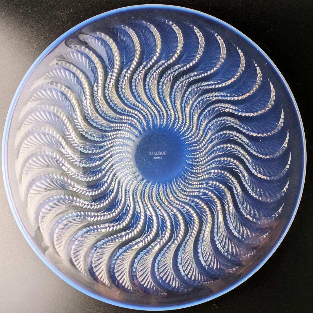ルネ ラリック オパルセント皿 アクティニア イソギンチャク 1933年頃作品