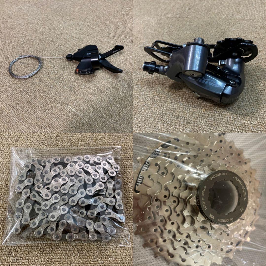 8速セット●シマノクラリス●8Sシフター&ディレイラー&スプロケ/チェーン4点