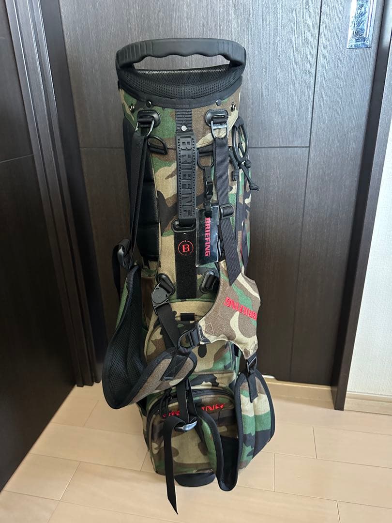 BRIEFING 迷彩キャディバッグ　ヘッドカバー