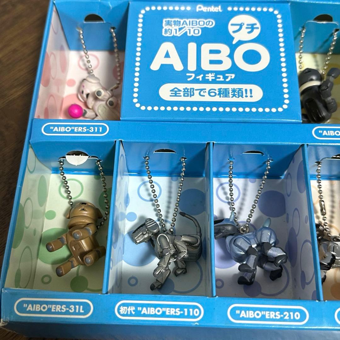 未使用　AIBO フィギュアキーホルダーセット 全6種類　非売品