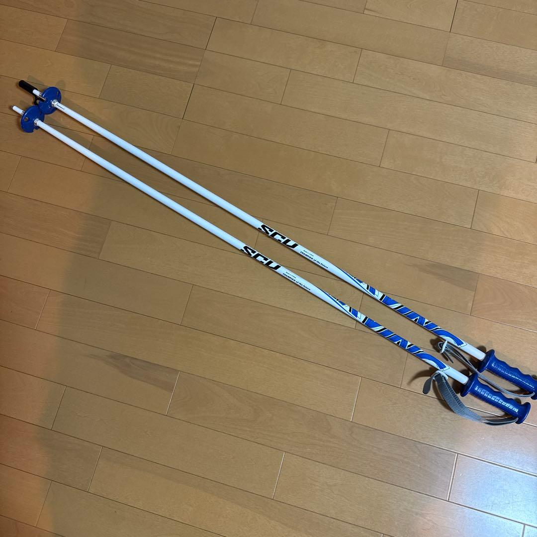 CARVING 128cm ブーツ25cm ストックセット