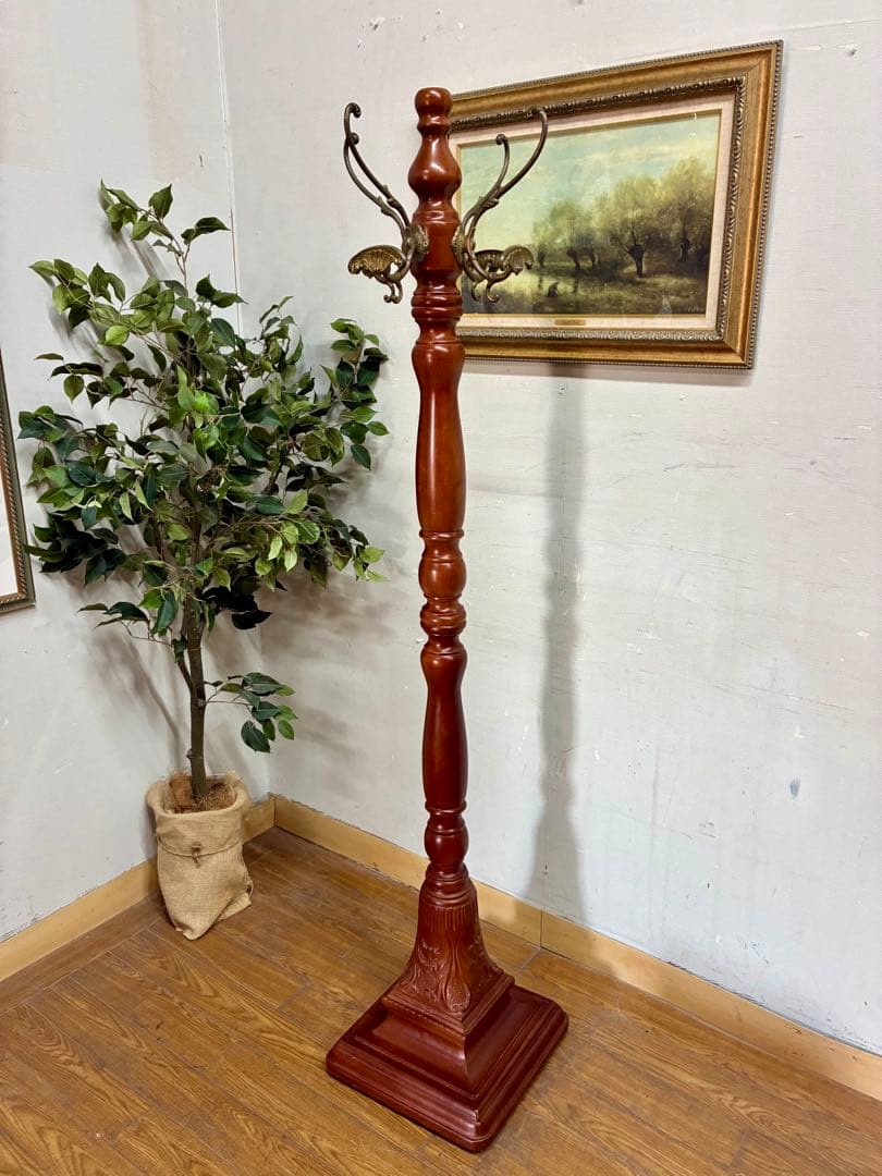 管428☆英国製☆アンティーク☆コートハンガー