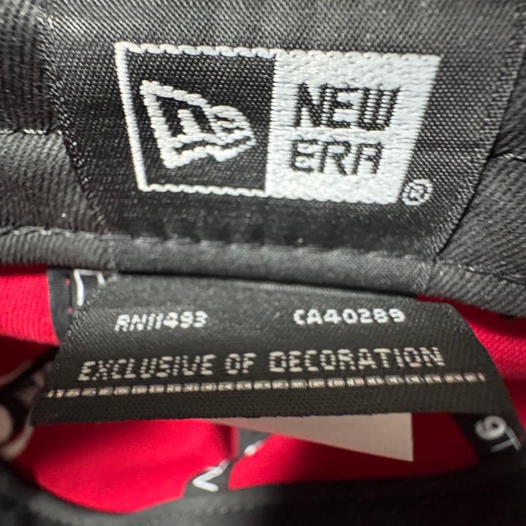 【美品】ニューエラ × 大阪近鉄バッファローズ 猛牛スモールロゴ レッド