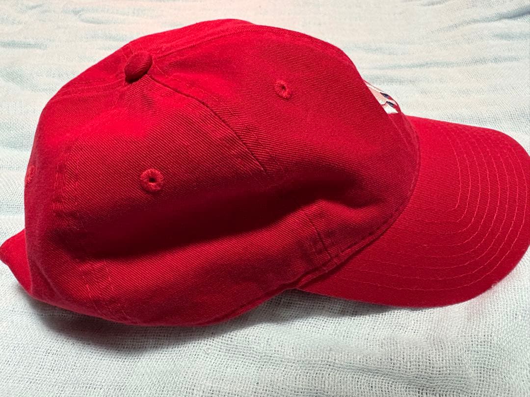 【美品】ニューエラ × 大阪近鉄バッファローズ 猛牛スモールロゴ レッド