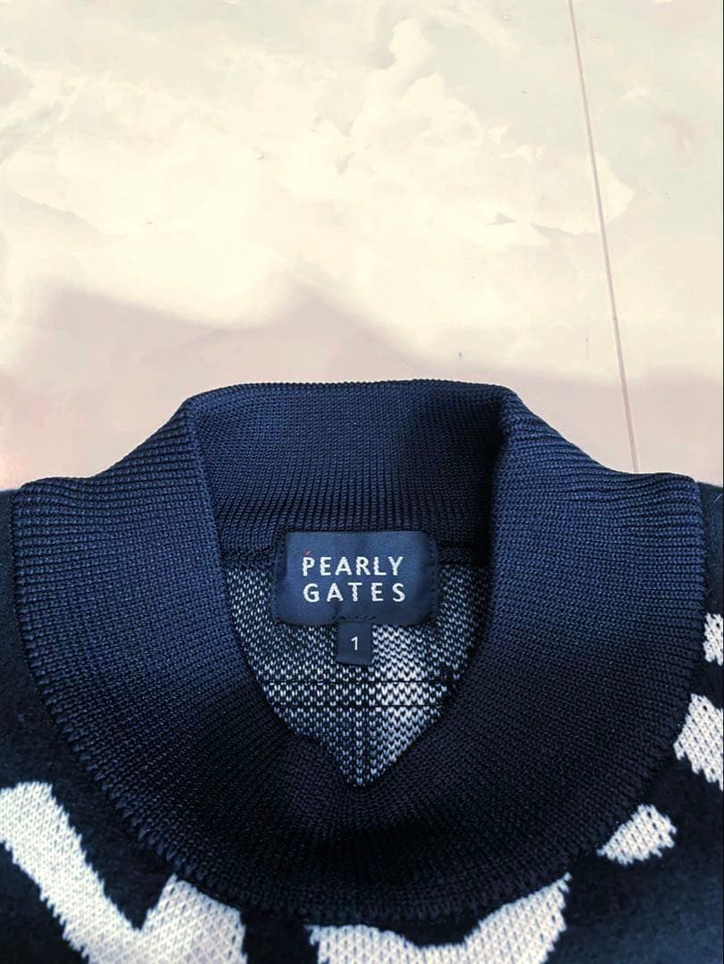 正規品　ほぼ未使用　パーリーゲイツ　ハイネックニット　ウール使用　セーター　1
