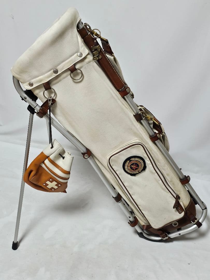 希少　ミズノ　木ノ庄帆布　フレームウォーカー　スタンドキャディバッグ