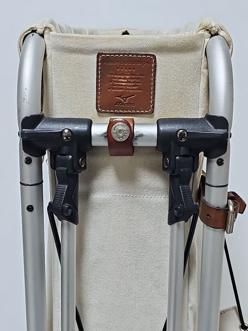 希少　ミズノ　木ノ庄帆布　フレームウォーカー　スタンドキャディバッグ