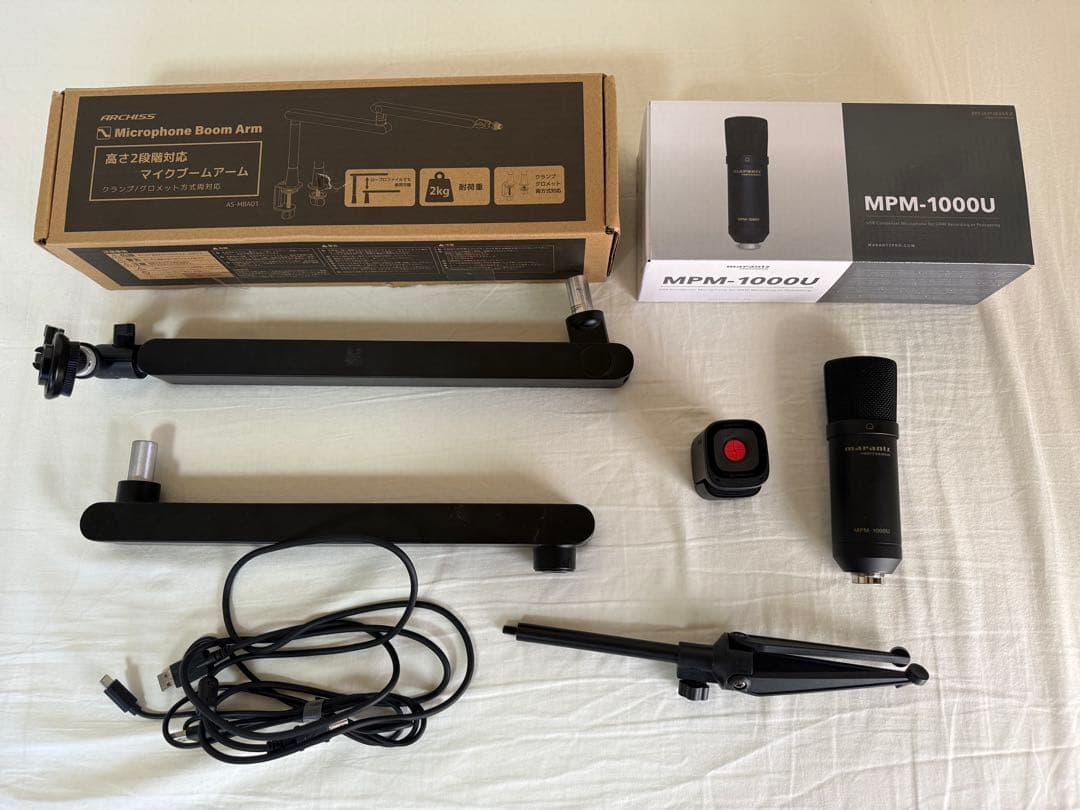 MPM-1000U＋マイクアーム Anker PowerConf C200