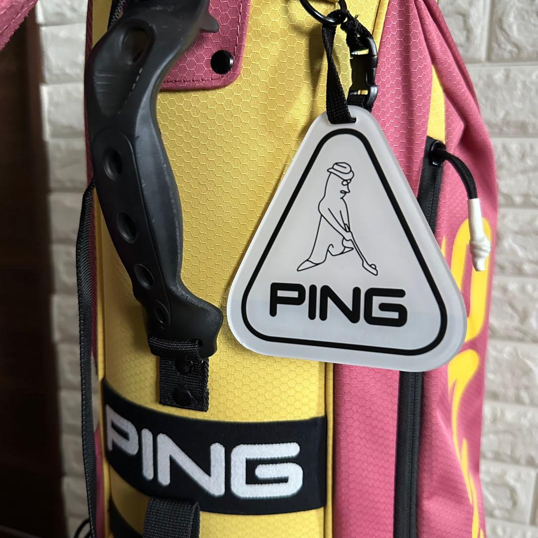 希少 ピン PING CB-P225 限定 マルーンゴールド キャディバッグ