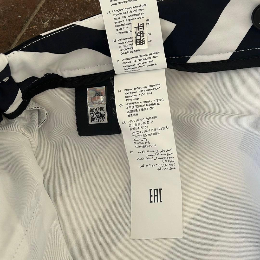 HYDROGEN GOLF ハイドロゲン ストレッチパンツ 幾何学柄 Mサイズ