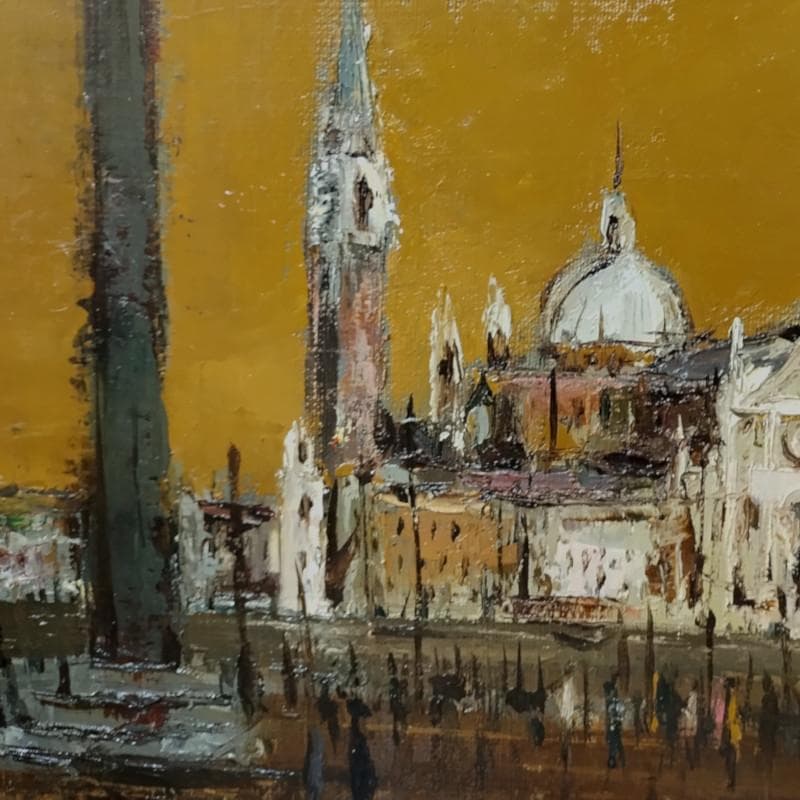 ☆熊谷善正☆「ベネチア 」油絵　F6号