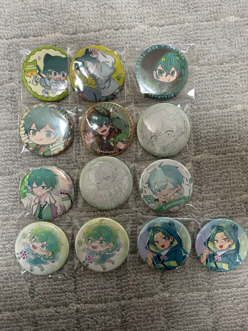さんちゃんく 雨栗 米将軍 缶バッジ まとめ売り バラ売り⭕️ 即購入⭕️