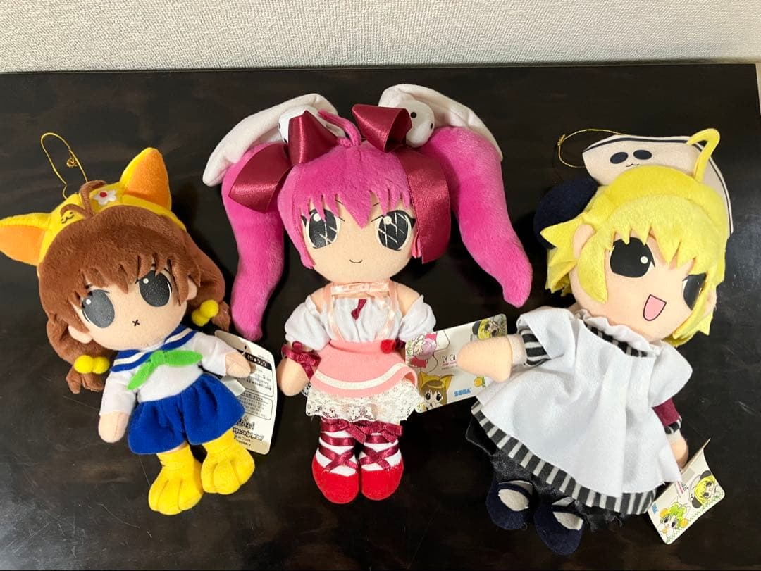 お値下げ　デ・ジ・キャラット　ぬいぐるみ 3体セット　うさだ　ぴよこ　ぷちこ