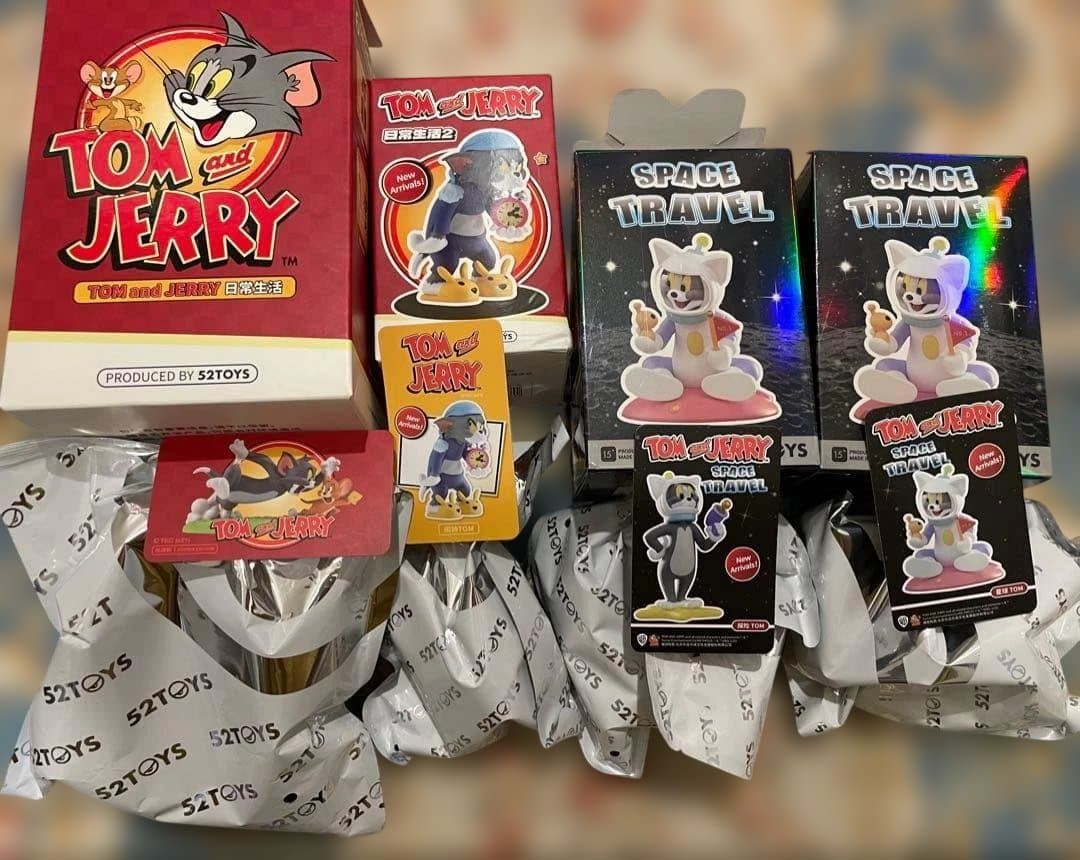 52TOYS トムとジェリー フィギュア 4点セット　スーパーシクレ　生産中止