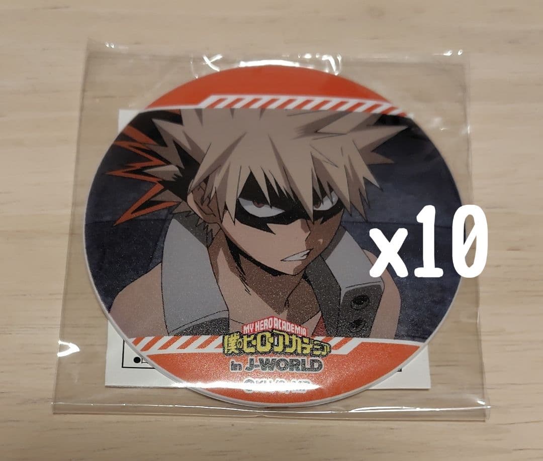 ヒロアカ　爆豪勝己　非売品マグバッジまとめ売り　J-WORLD