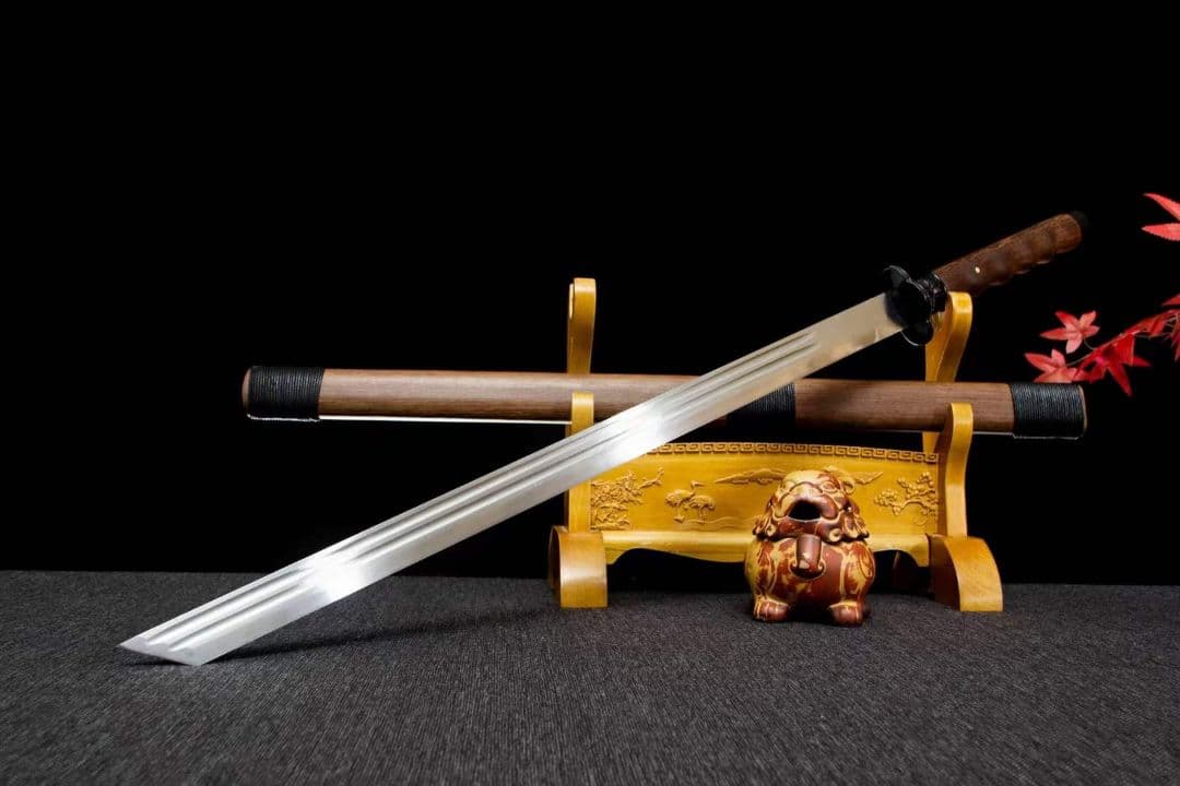 純影唐横刀-高性能マンガン鋼 古兵器 武具　刀装具　日本刀　模造刀 居合刀