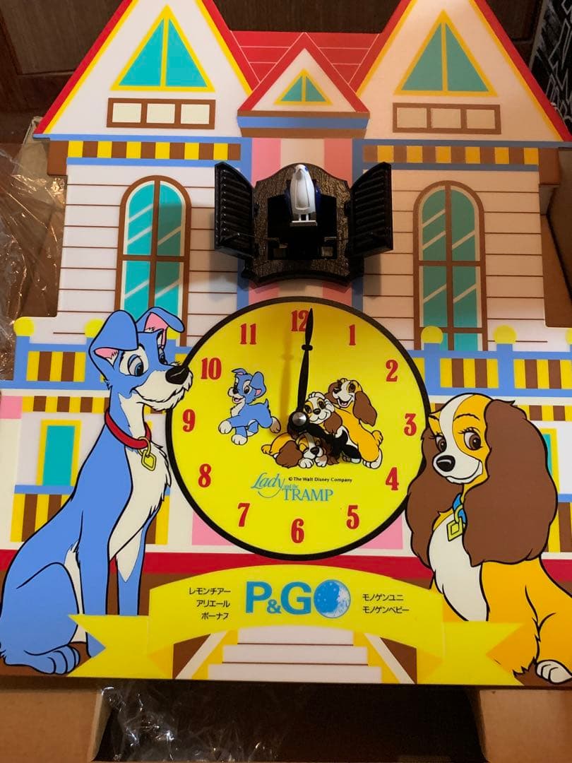 ディズニー　ヴィンテージわんわん物語　鳩時計　P&G 懸賞品　昭和レトロ　非売品