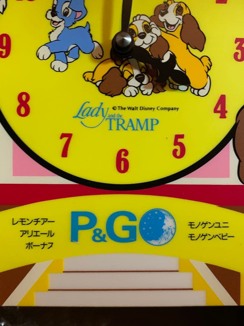 ディズニー　ヴィンテージわんわん物語　鳩時計　P&G 懸賞品　昭和レトロ　非売品
