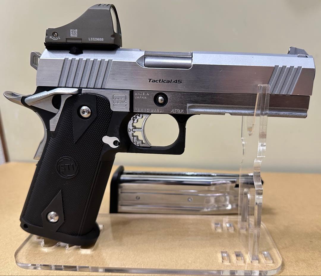 東京マルイ ハイキャパ デュアルステンレス ドクタータイプドットサイト カスタム