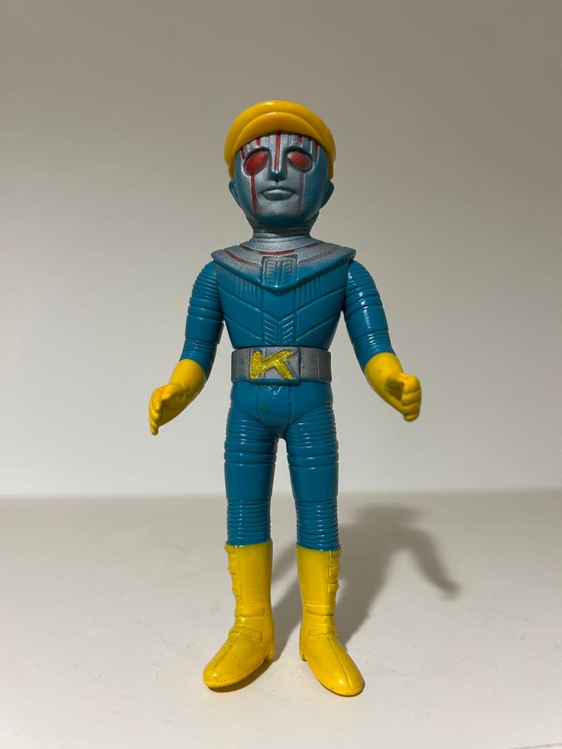 【激レア】　ロボット刑事　帽子あり　当時物　ソフビ　昭和　特撮