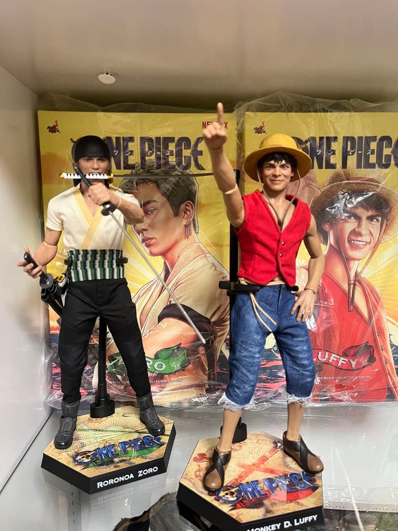 ホットトイズ　ワンピース フィギュア ルフィ ゾロ セット
