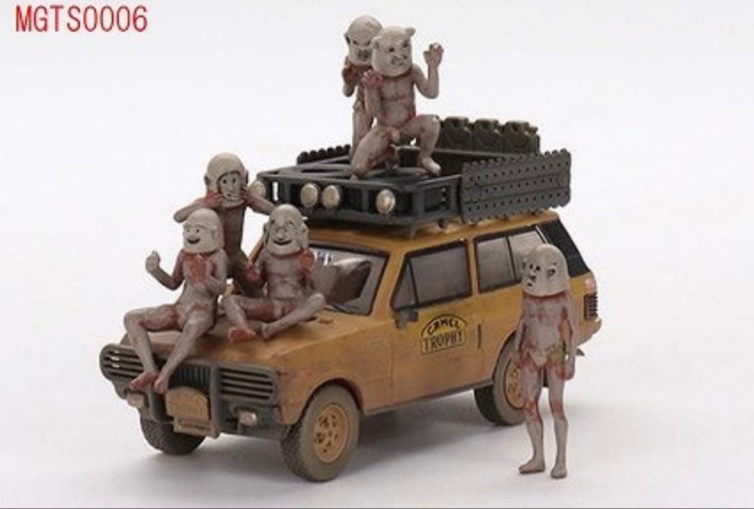 MINI GT レンジローバー キャメルトロフィー フィギュア セット 1/64