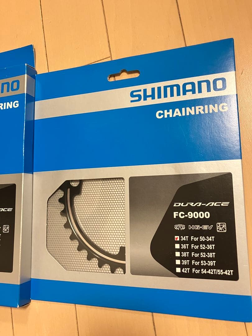 DURA-ACE FC-9000チェーンリング50-34Tセット新品FC9000