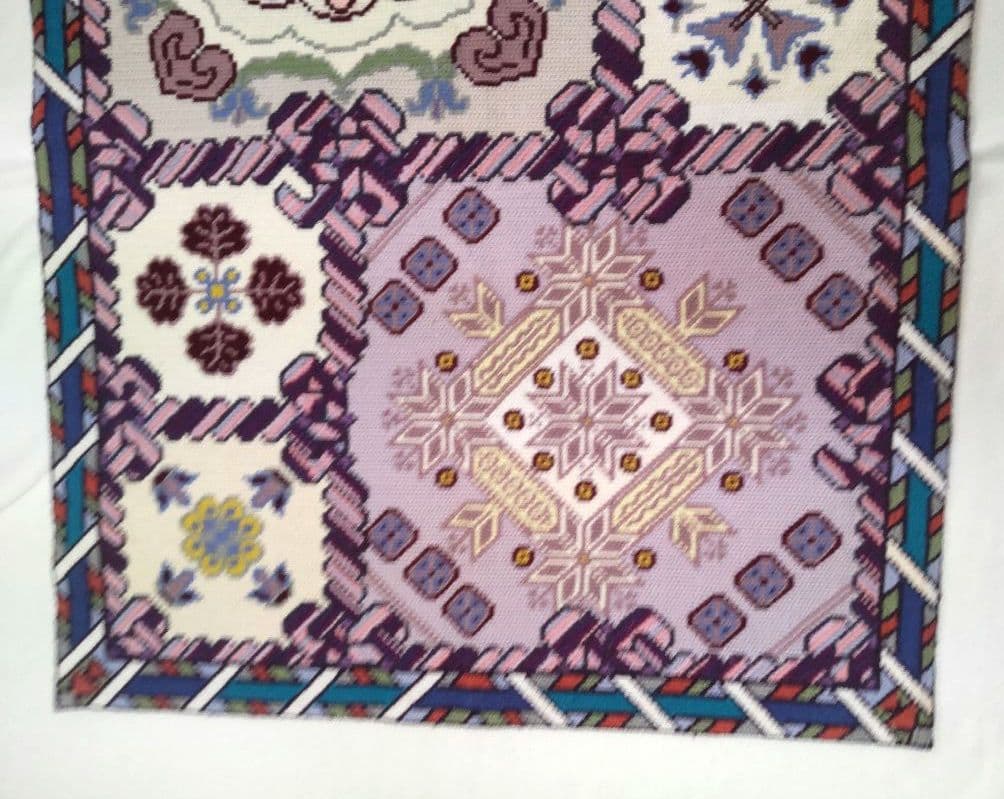 フランスアンティーク 刺繍 壁飾り ハンドステッチ タペストリー ポスター#5