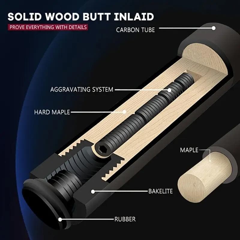 OKHEALING T700 カーボンファイバー ジャンプキュー