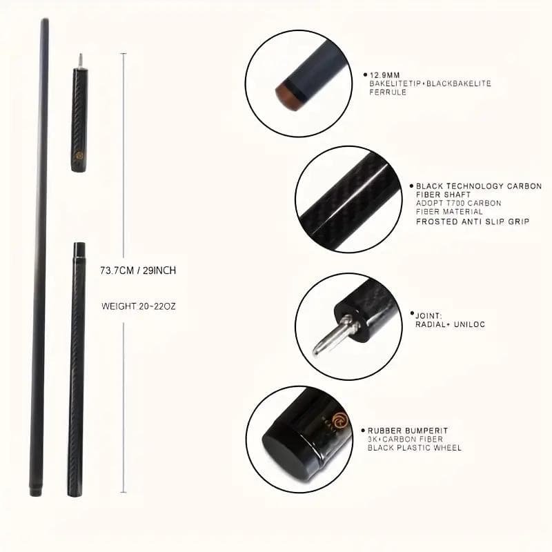 OKHEALING T700 カーボンファイバー ジャンプキュー