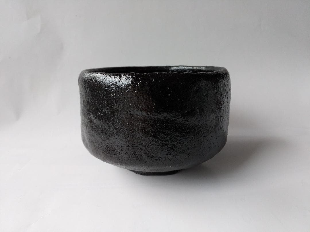 小西平内焼 太閤窯 原田聖龍 黒茶碗 共箱 黒楽茶道具 抹茶碗 茶碗 新品