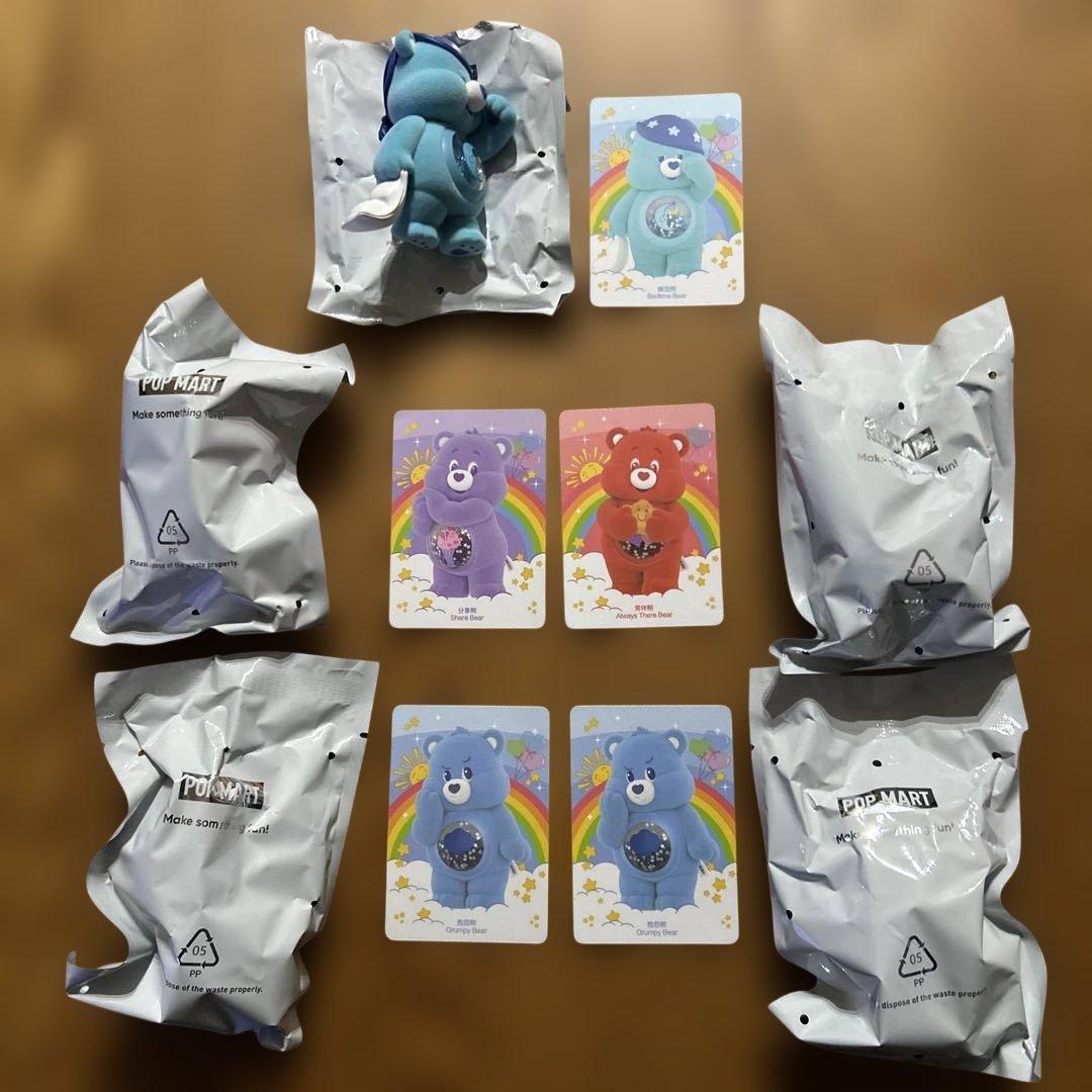 Care Bears Colorful Hugs フィギュア 5個セット