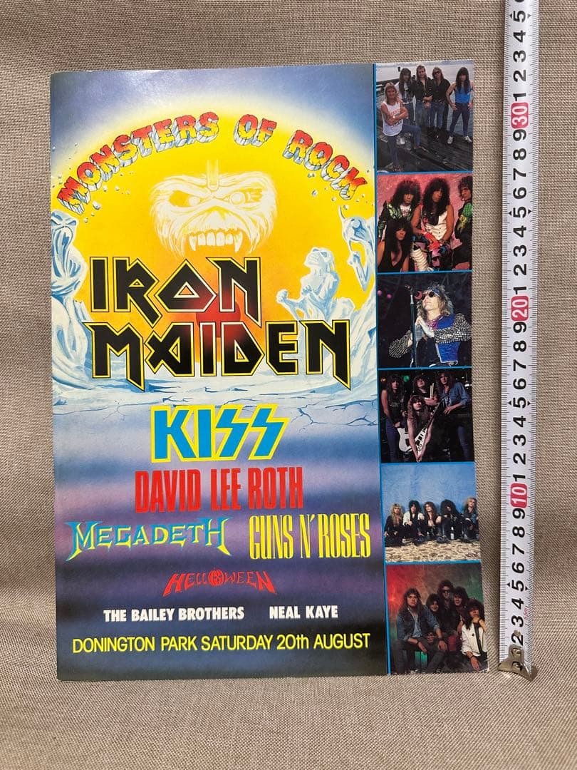 ミュージシャン KISS Monsters of Rock Donington 1988