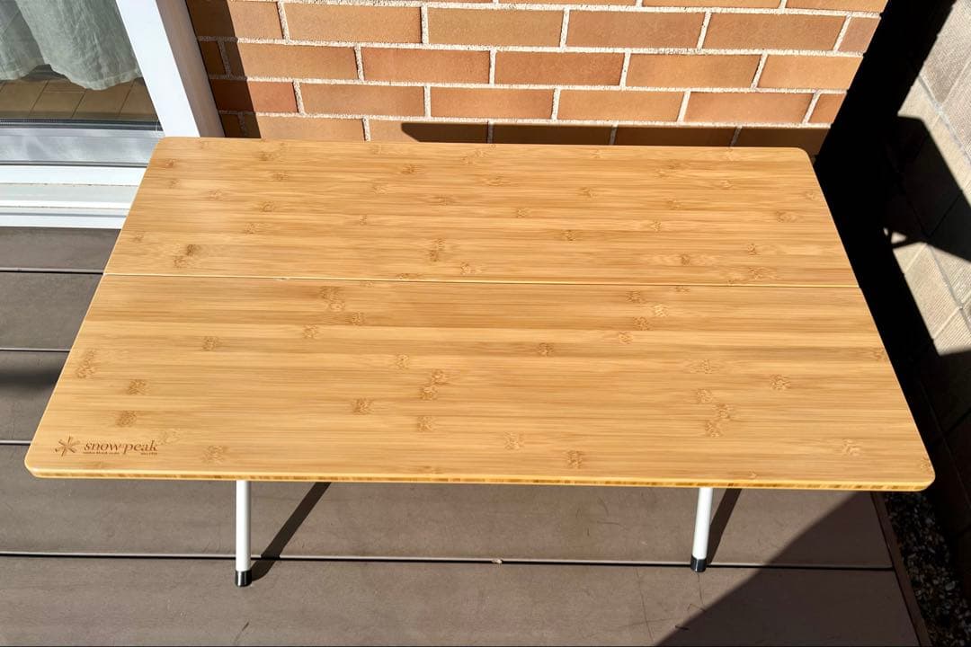 スノーピーク　ワンアクションローテーブル竹